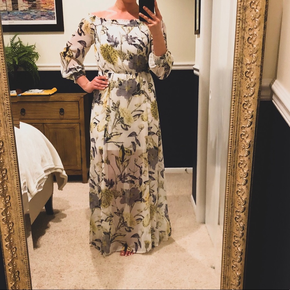Summer Floral Maxi Dress